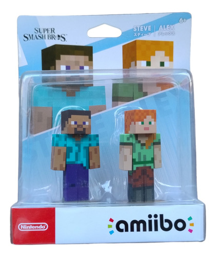 Amiibo Steve / Alex Minecraft - Nintendo Switch 