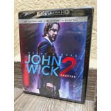 John Wick 2 4k + Blu-ray + Digital Keanu Reeves Nuevo