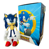 Boneco Sonic Grande Brinquedo Original Articulado 37cm Caixa