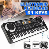 61 Teclados Piano Electrónico Con Micrófono Para Niños