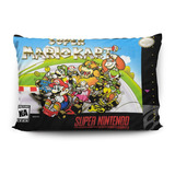 Funda De Almohada Super Mario Kart 70x45cm Vudú Love 