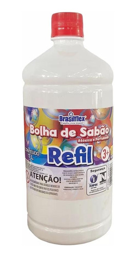 Refil De Bolha De Sabão 1 Litro  Bolinhas De Sabão