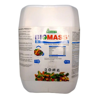 5 Lt Biomass Nutriente Organico Acidos Humicos Fulvicos A. | Meses sin interés