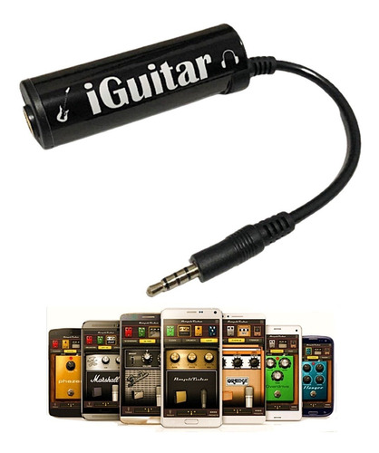 Iguitar -adaptador Guitarra Celular iPhone Android Interface