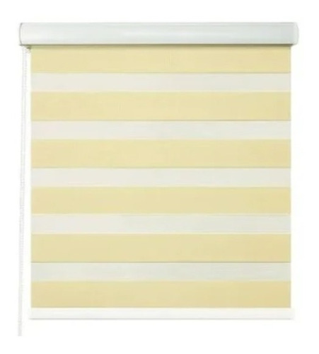 Cortina Roller Blackout Persianas Roller 150x200 Beige Liso