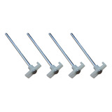 Soporte Luminoso Para Uñas Tent Pegs, 4 Unidades