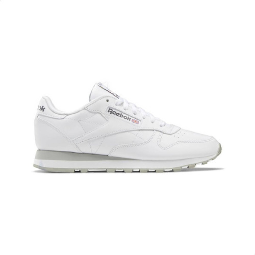 Zapatillas Reebok Classic Leather Color Cloud White/pure Grey 3/pure Grey 7 - Adulto 44 Ar