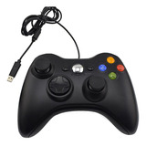 Controle Compativel Com Xbox 360 E Pc Com Fio Joystick Nf