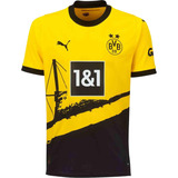 Camiseta Borussia Dortmund 2023 2024 Titular Original Puma