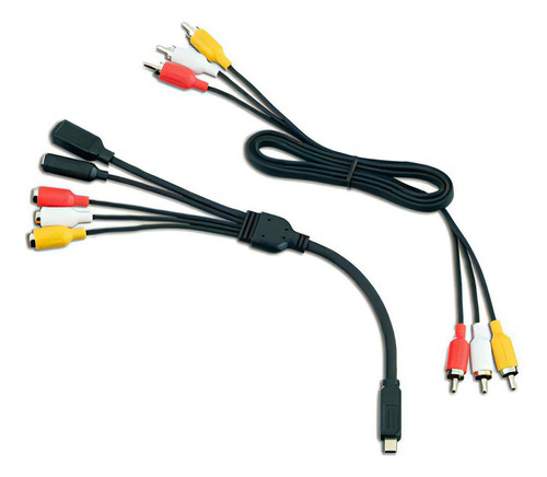 Cable Compuesto Gopro Para Hero3 Color Negro