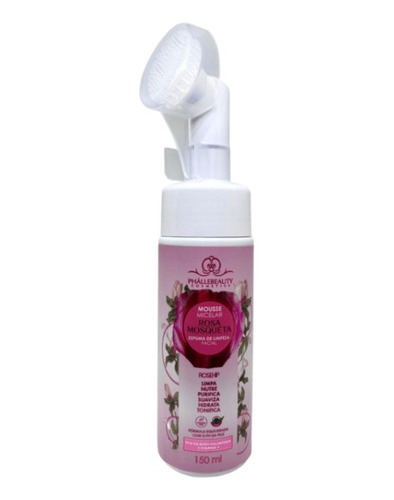 Mousse Micelar Rosa Mosqueta Limpeza Da Pele Seca E Sensível