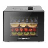 Elite Gourmet, Stainless Steel Trays Food Dehydrator, Adjust