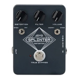 Pedal Joyo Distortion Fuzz Splinter Guitarra + Nf + Garantia