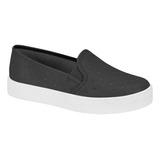 Tênis Feminino Moleca Iate Slipon Palmilha Conforto 5712323