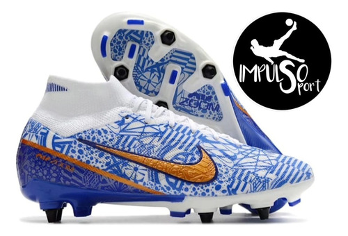 Botines Nike Mercurial Mixtos + Par De Medias Antid. Oferta