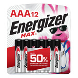 Energizer Pilas Aaa Max (paquete De 12), Pilas Alcalinas Tr.