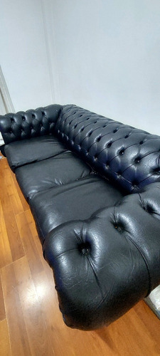 Sillon Cama Chesterfield Usado 3 Cuerpos