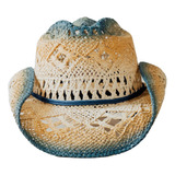 Texana Maquech Sombrero Vaquero Azul Unisex