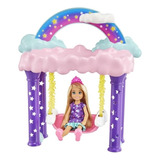 Barbie Set De Juego Columpio Con Muñeca Chelsea Mattel Gtf50