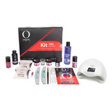 Kit Organic Nails Basic+lampara 48w+top Uñas Acrilico