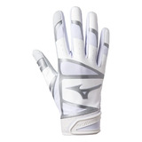 Mizuno F-257 Guante De Bateo De Softbol Para Mujer, Blanco-p