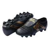2266-zapato Fútbol Manriquez Profesional Mid Sx Ngo/oro