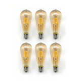 Ampolletas Led Vintage Edison 4w (pack De 6unds)