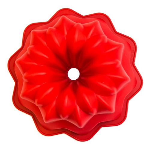 Molde Flor De Silicona Color Rojo