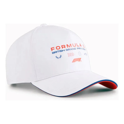 Puma Gorra Formula 1 Silverstone Bb Cap Blanca Unisex Blanco Adult Lisa Adulto