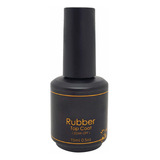 Selante Rubber Top Coat Pretinho Do Poder Brilho Unhas Gel