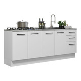 Kit 2 Muebles Cocina Madesa Agata (sin Tapa Y Fregadero)