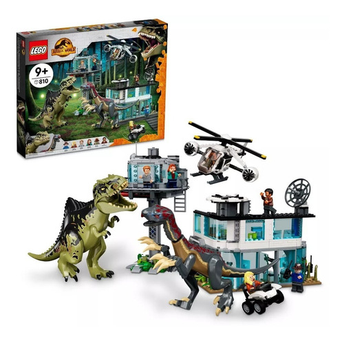 Kit Lego Jurassic World Ataque De Giganotosaurio 76949 Cantidad De Piezas 810