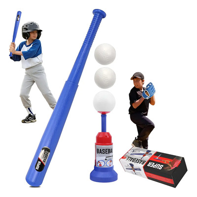 Bat Beisbol Softbol De Niños Con Lanzador Y 3 Bolas Juguete | MercadoLibre