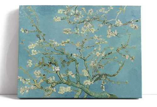 Cuadro En Lienzo:  Almendro En Flor - 70 X 55cm - Van Gogh