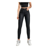 Pantalon En Cuerina Para Mujer Super Estrech