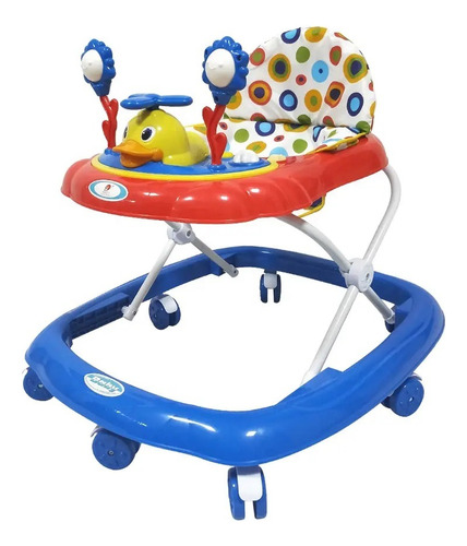 Caminador Para Bebe Niño Niña Luces Y Sonido Color Azul