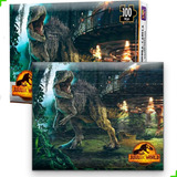 Jogo Quebra Cabeça Jurassic World 100 Peças Educativo Dino