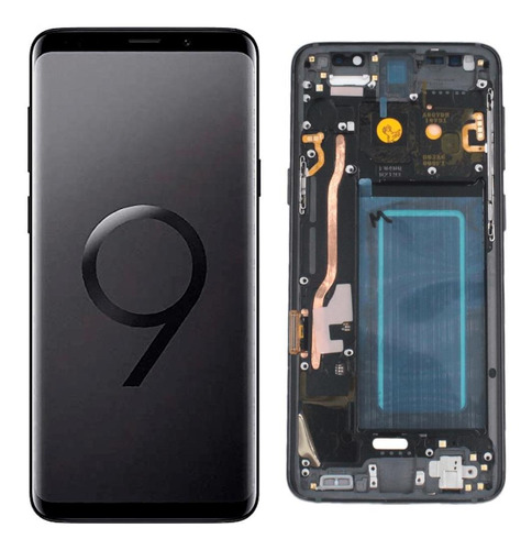 Tela Display Touch Frontal Compativel Galaxy S9 Com Aro Oled