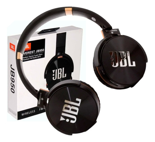 Fone Ouvido Bluetooth Sem Fio Jbl Everest Jb950  On-ear  Sd 