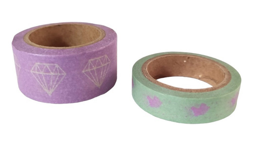 Cinta Washi Tape Dole Morada Y Azul