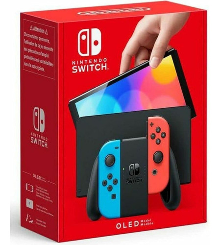 Nintendo Switch  Oled Modelo Azul Neón/rojo/negro 64gb