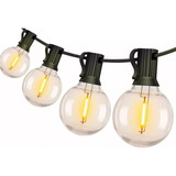 Guirnalda De Luces 25 Focos Vintage Impermeable 