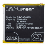 Bateria Cameron Sino P/ Cel Cat S60 X-longer Cs-cas600sl