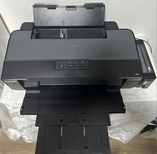 Impressora Epson Sublimática L1300 Papel A3 Preta 100v 