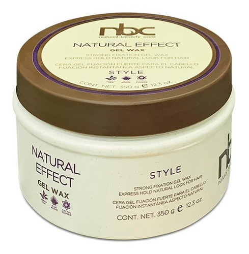 Gel Wax Natural Effect Nbc Cera Gel Aspecto Natural 350 G