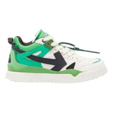 Tenis Off White Sponge Mid - Green