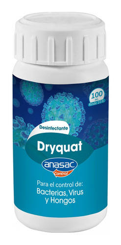 Desinfectante Dryquat 250sl 100cc Amonio Cuaternario Anasac