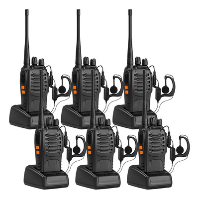 Radio Bidireccional Baofeng Bf-888s (paquete De 6) Banda Uhf De Alta Potencia Con Cancelación De Ruido Código Adaptabilidad A Múltiples Escenarios Opción Rentable | Meses sin interés