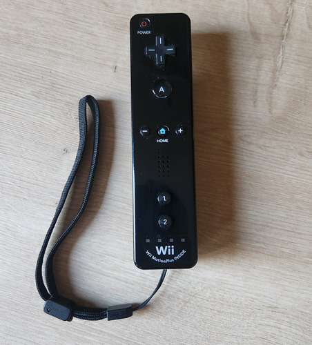 Controle Wii Remote Motion Plus Nintendo Wii Preto Wii U