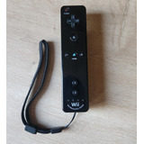 Controle Wii Remote Motion Plus Nintendo Wii Preto Wii U